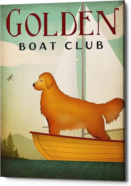 Epic Graffiti 'Golden Sail' by Ryan Fowler, Canvas Wall Art, 18"x26"