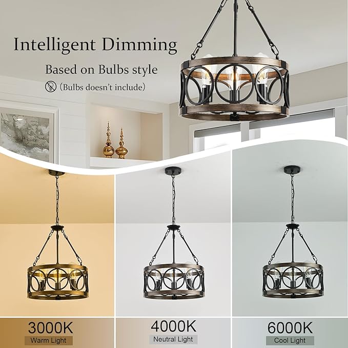 3-Light Black Flush Mount Ceiling Light for Kitchen Island,Black Light Fixture Flush Mount Industrial Close to Ceiling Lighting