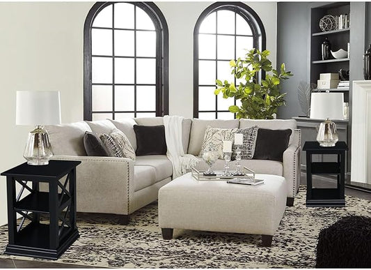 International Concepts Hampton Accent Table with Shelves