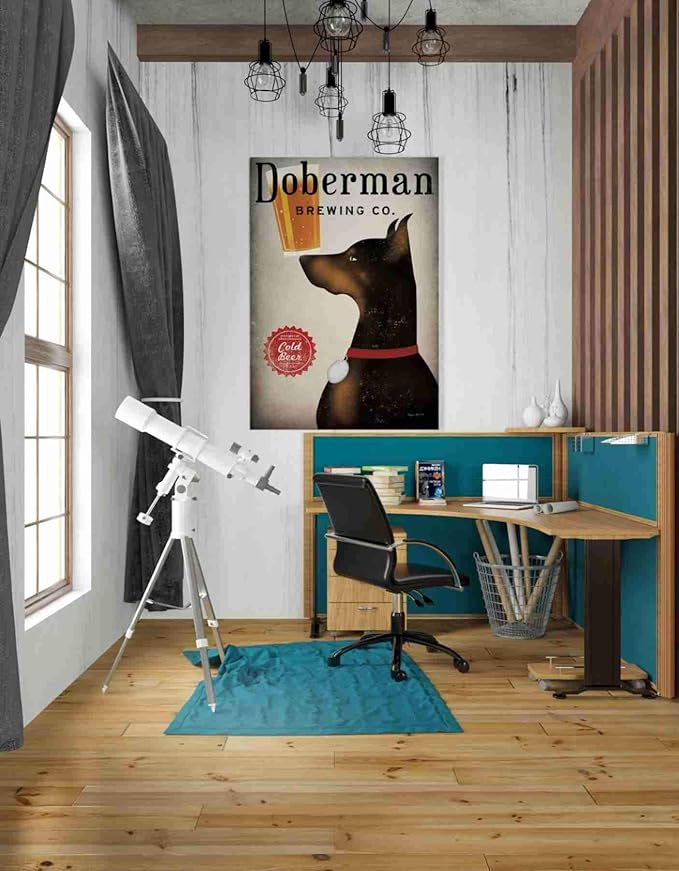 Epic Graffiti 'Doberman Brewing Company' by Ryan Fowler, Canvas Wall Art, 26"x40"