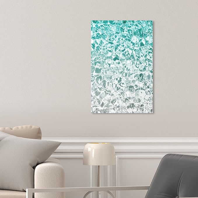 The Oliver Gal Artist Co. Nautical and Coastal Wall Art Canvas Prints 'Clear Aqua Waters' Coastal