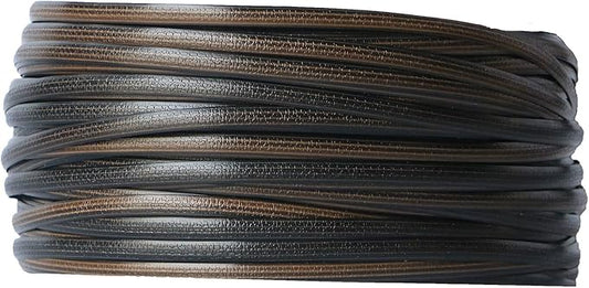Brown Woven Rattan, Plastic PE Wicker Repair Material for Garden Chair Coffee Table Patio Furniture Storage Basket Hand-Woven DIY Material (around 220ft)