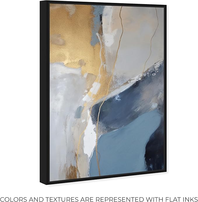 Art Remedy This Close Canvas Timeless Abstract Wall Art, Black Frame, 10" x 15"