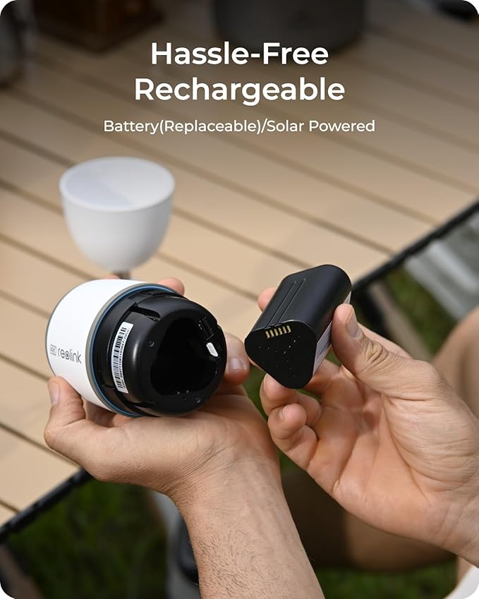 REOLINK 4K 3G/4G LTE Cellular Security Camera Outdoor, 8MP Wireless Solar Camera with Smart Detection & Accurate Alarms, Local & Cloud Storage, Removable Battery, Remote Access, Go Ultra+Solar Panel 2