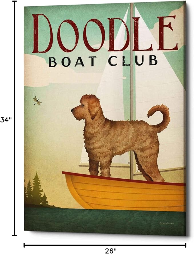 Epic Graffiti 'Doodle Sail' by Ryan Fowler, Canvas Wall Art, 26"x34"