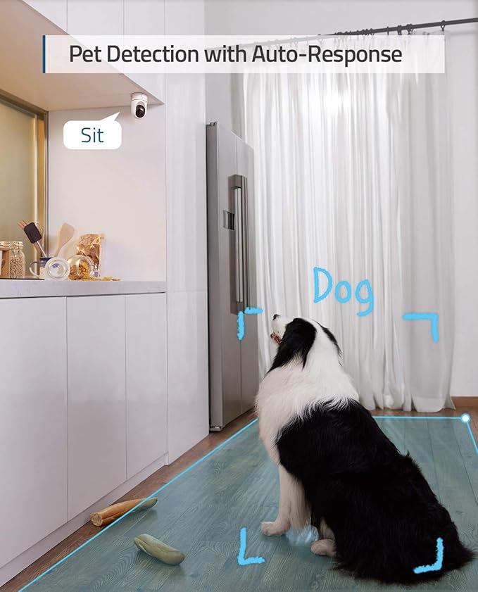 eufy Security Indoor Cam E220, Pan & Tilt Indoor Cam S350, Dual Cameras, 4K UHD Resolution Security Camera with 8× Zoom and 360° PTZ
