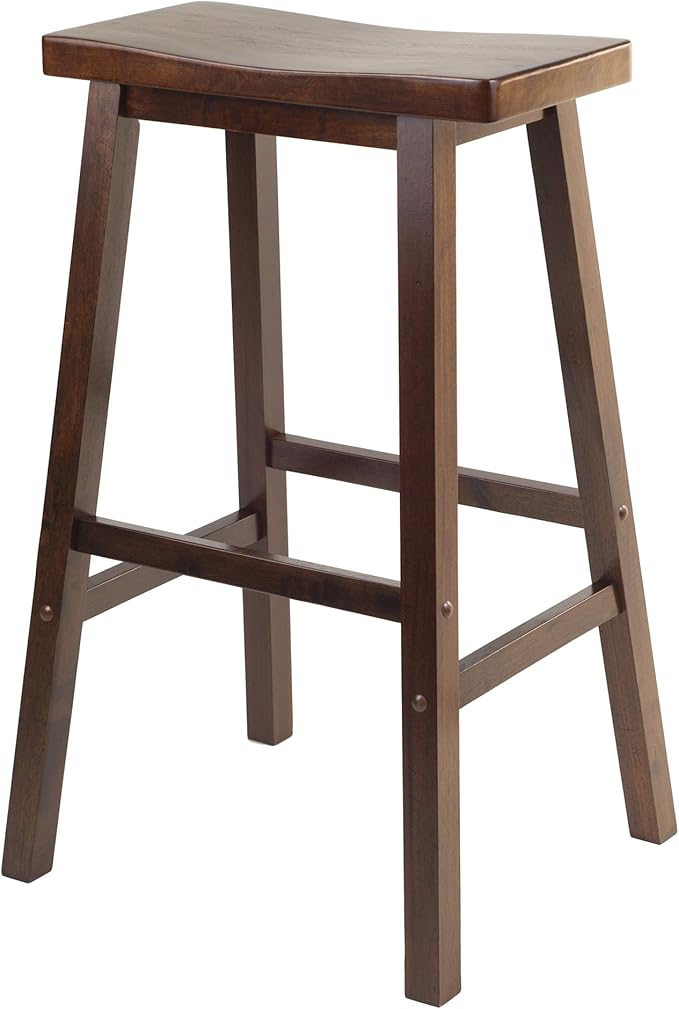 Winsome 3-Pc Inglewood High/Pub Dining Table with Saddle Stool