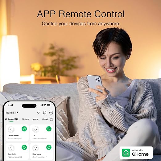 GHome Smart Plug 5G 15A and 2.4G 10A