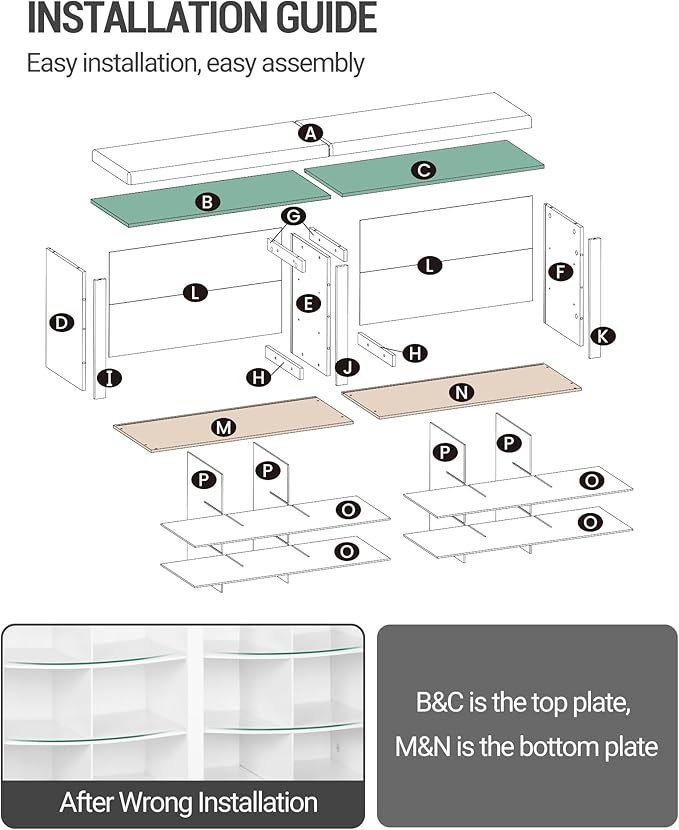 Shoe Storage Bench with Cushion, Entryway Storage Bench with 18 Cubbies, 9.5" Widened Organizer Cabinet, Long Cubby Rack for Living Room, Bedroom, Entryway, White SB25703GY