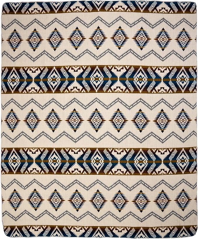 QISU Wool Blanket Throw | Large, Beautiful, Warm, Soft, Handmade in Ecuador by Local Artisans |94″ x 78″| Hypoallergenic, Breathable | Non-Itchy or Scratchy Fabric(Plate-Billed Mountain Toucan)