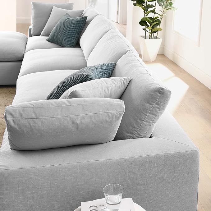 Modway Commix Down-Filled Overstuffed Upholstered 5-Piece Sectional Sofa Set