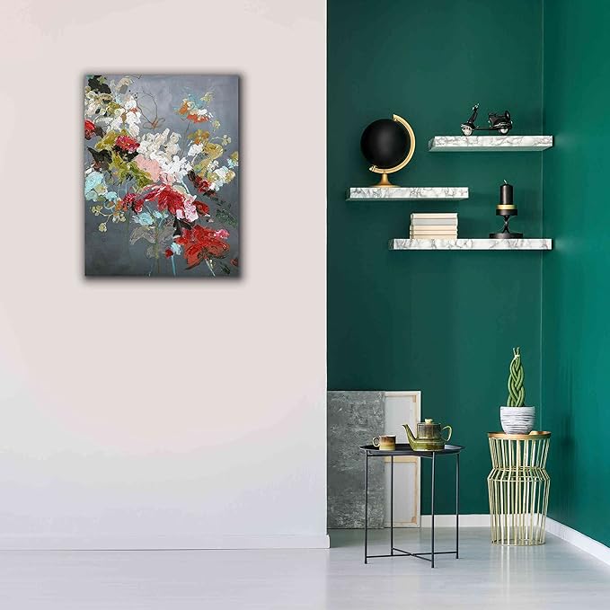 Epic Graffiti 'Abstract Floral 2' by Design Fabrikken, Giclee Canvas Wall Art, 26"x34"