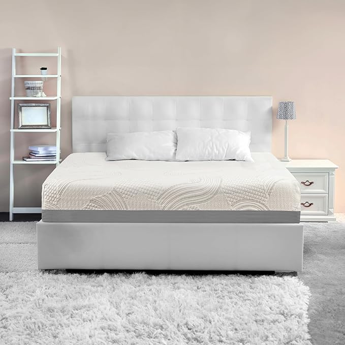 Twin Size 10-Inch, Gel Memory Foam Mattress, Medium Firm Feel, Breathable, Cool Sleep and Pressure Relief, CertiPUR-US Certified, Temperature Balanced