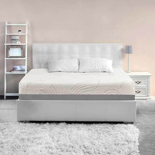 Twin Size 10-Inch, Gel Memory Foam Mattress, Medium Firm Feel, Breathable, Cool Sleep and Pressure Relief, CertiPUR-US Certified, Temperature Balanced