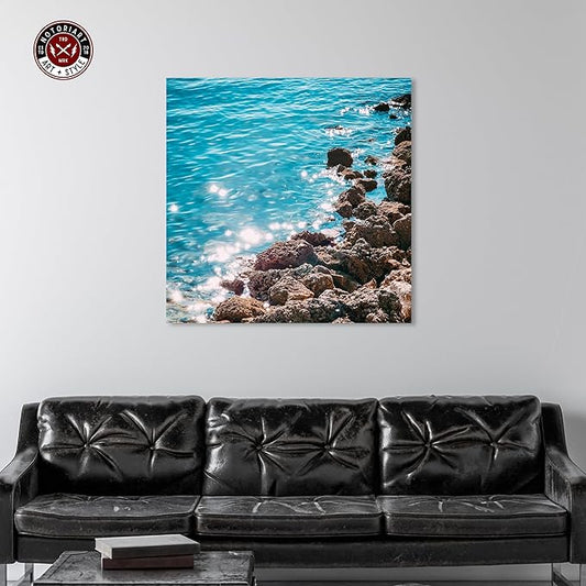 Italian Summer Landscape Photography Canvas Wall Art by Notoriart, Gallery Wrapped, 40"x40"