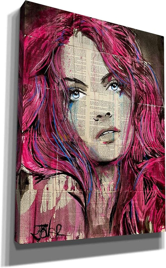 Epic Graffiti 'Incinerate' by Loui Jover, Canvas Wall Art, 12"x16"