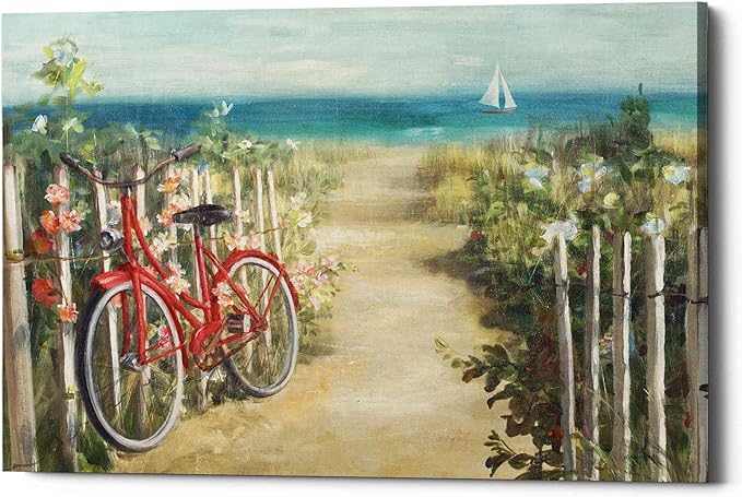 Epic Graffiti 'Summer Ride Crop' by Danhui Nai, Canvas Wall Art, 40"x26"