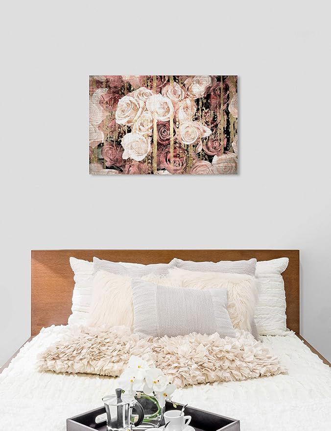 Oliver Gal 'Shabby Chic Romance' The Floral and Botanical Wall Art Decor Collection Contemporary Premium Canvas Art Print