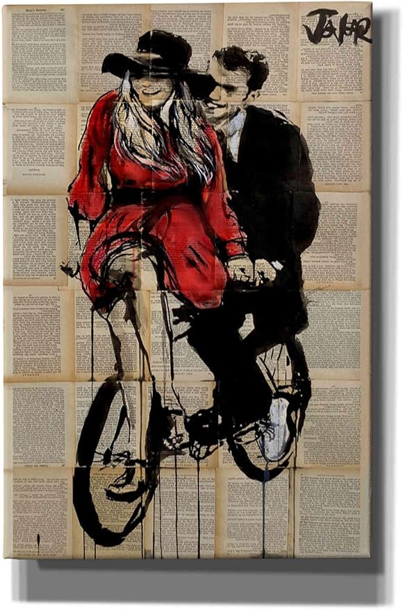 Epic Graffiti 'Days In Bliss' by Loui Jover, Canvas Wall Art, 12"x18"