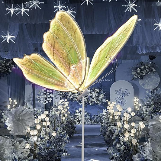 Wedding Butterfly Floor lamp Creative Butterfly Ceiling Lamp Butterfly Hanging Decoration Props for Wedding Party Events