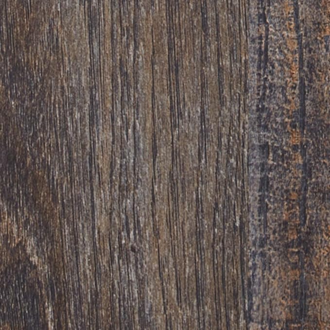 Signature Design by Ashley Drystan Rustic Twin Panel Bed with Sconce LED Lights, USB Ports and Nailheads, Foundation or Box Spring Needed, Dark Brown & Gray