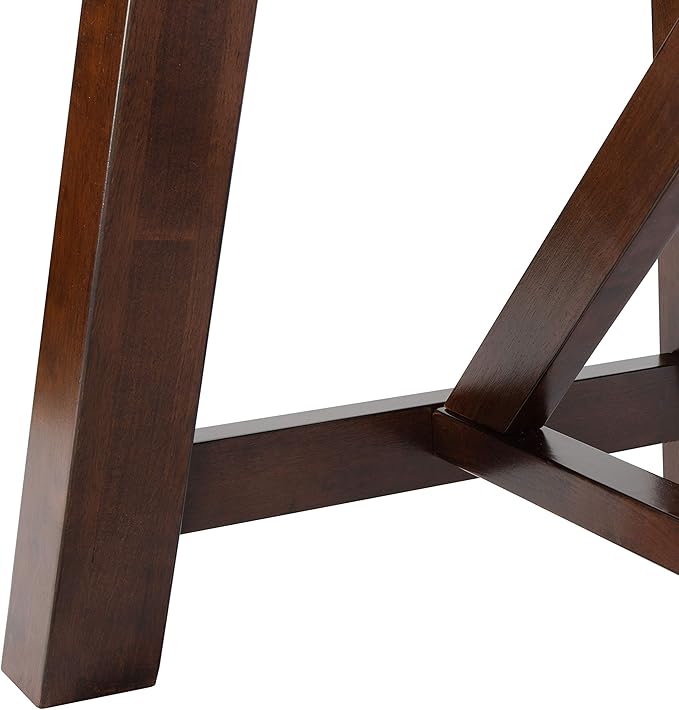 SAFAVIEH Home Collection Ainslee Brown Rectangle Dining Table