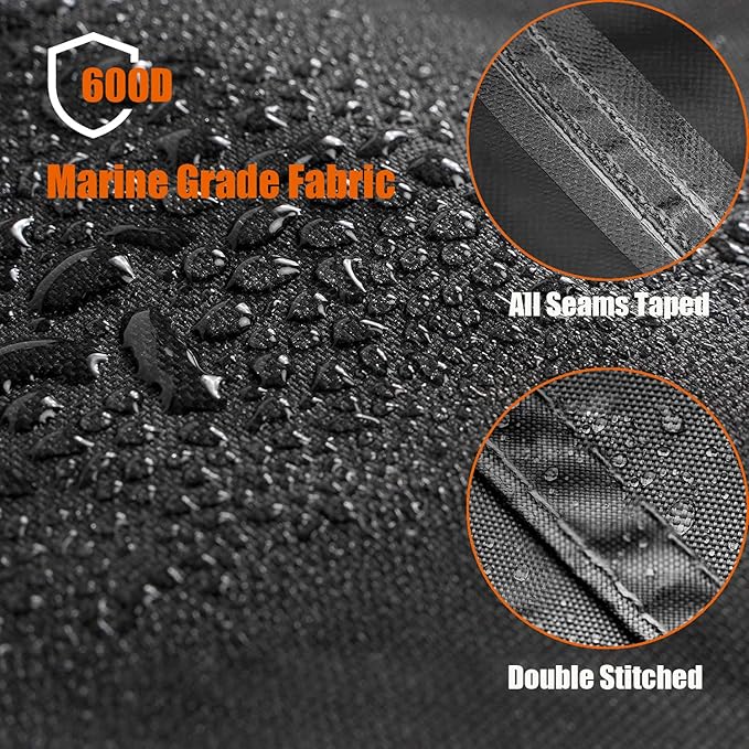 Porch Swing Cover Waterproof Outdoor Hanging Swing Cover Tear resistant All WeatherProof Patio Furniture Covers (Black, 85x45x(32-24)inch) (63x28x(32-24)Inch)