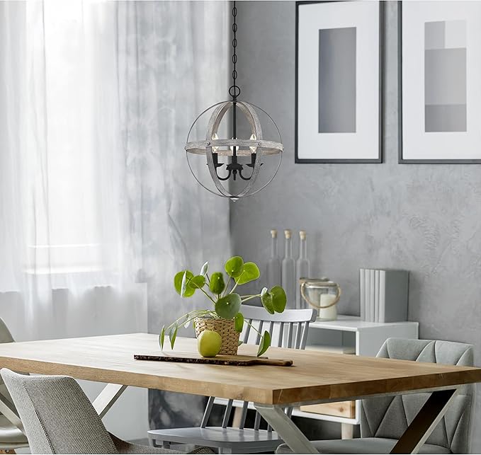Westinghouse 6328300 Stella Mira Six-Light Indoor Chandelier, Brushed Nickel Finish, 6