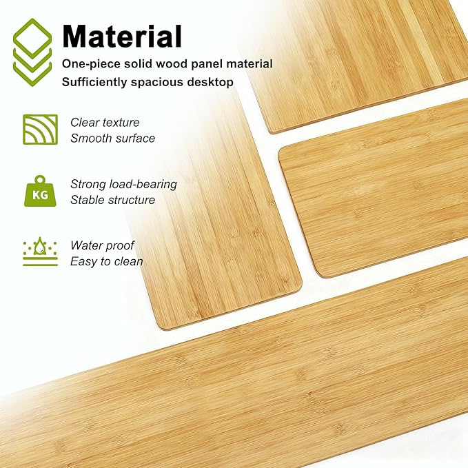 Universal Solid Wood Tabletop, 27.6"x19.7"x0.8" DIY Multi-Purpose Desktop, Rectangular Countertop for Washer Stand, Shelf Board, Workbench & Dining Table, Compatible with Standing Desk Bases