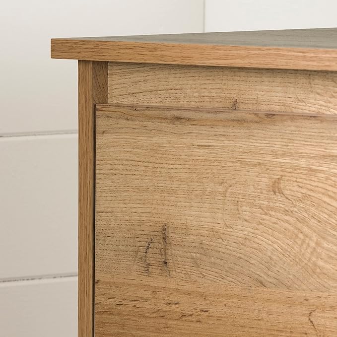 South Shore Tassio 1-Drawer Nightstand Nordik Oak, Farmhouse