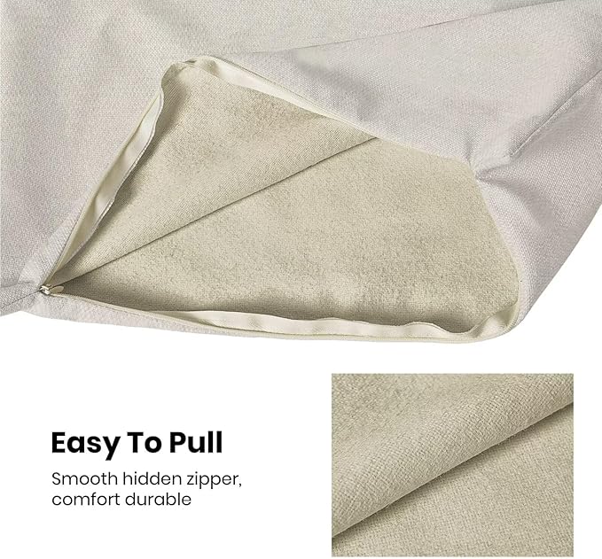 BETGINY Halloween Pillow Covers 18 x 18 Inch Pack of 2, White Pumpkin Bat Spider Web Decorative Throw Pillow Covers Vintage Linen Farmhouse Outdoor Halloween Pillowcase for Bedroom Home Sofa Decor