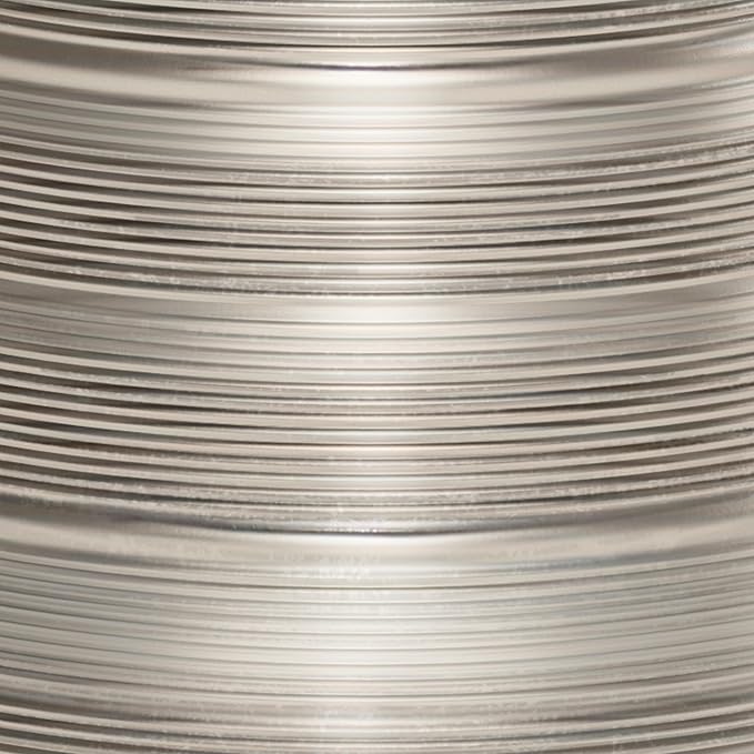 SIMPLIHOME Sheridan Metal Table - 18 inch Wide Solid Metal Round Side Table in Antique Nickel, Industrial Accent Table for Living Room or Office with Sculptural Design, Assembled