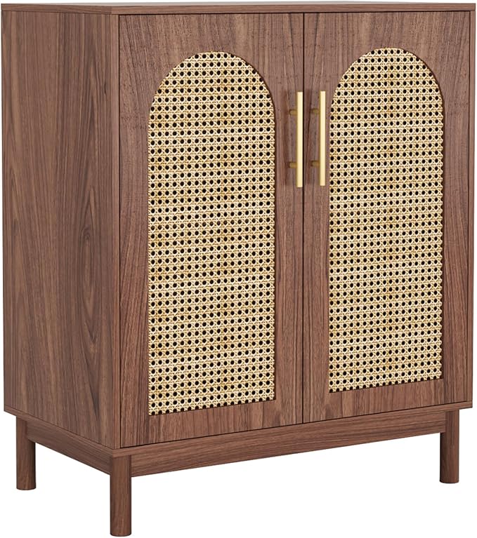 LITTLE TREE Modern Buffet Cabinet with Storage, 59 Inch Kitchen Sideboard Cabinet with 4 Doors, Coffee Bar Cabinet for Dining Room, Living Room | Modern, with Storage, 4 Doors