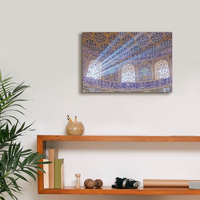 Epic Graffiti 'Sheikh Lotfollah Mosque at Isfahan Iran' by Epic Portfolio, Canvas Wall Art, 18"x12"