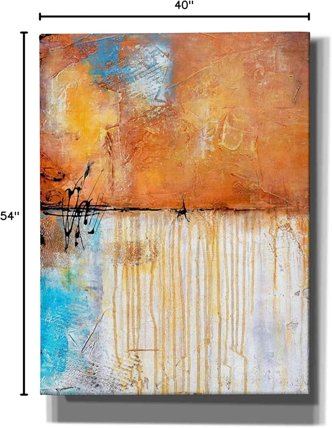Epic Graffiti 'November Rain I' by Erin Ashley Canvas Wall Art, 40"x54"