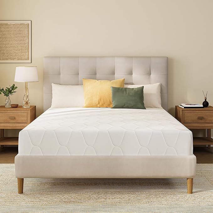 6 Inch Full Size Memory Foam Mattress in a Box for Kids, Relieve Pressure with Medium Firm Support, Fiberglass Free, CertiPUR-US Certified