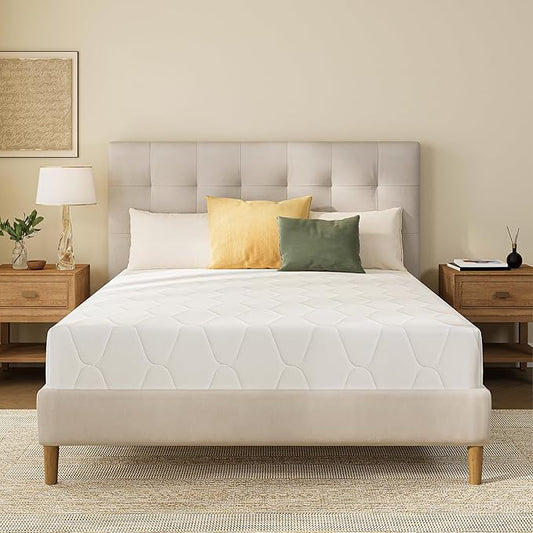 6 Inch Full Size Memory Foam Mattress in a Box for Kids, Relieve Pressure with Medium Firm Support, Fiberglass Free, CertiPUR-US Certified