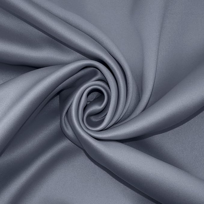 Sun Zero Nordic Theater Grade Extreme 100% Blackout Grommet Curtain Single Panel, 52" x 108", Haze