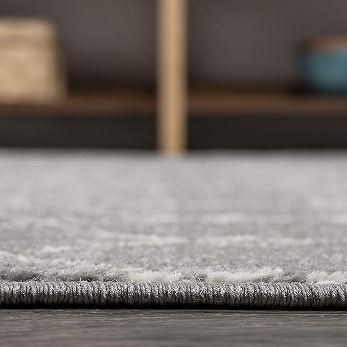 JONATHAN Y Boho Vintage Diamond Gray/Ivory Indoor Area Rug 12X15 ft, Moroccan Hype for Living Room, Bedroom, Kitchen, Office, Easy-Cleaning, High Traffic, Pet-Friendly, Non-Shedding (MOH101C-15)