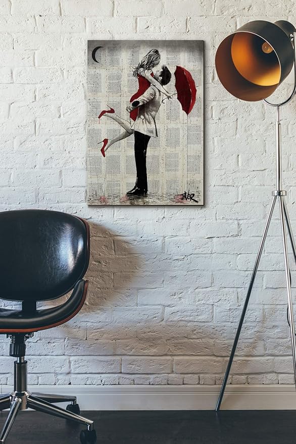 Epic Graffiti 'It Rained' by Loui Jover, Canvas Wall Art, 40" x60'
