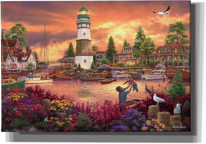 Cortesi Home 'Love Lifted Me' by Chuck Pinson, Canvas Wall Art, 26"x18"