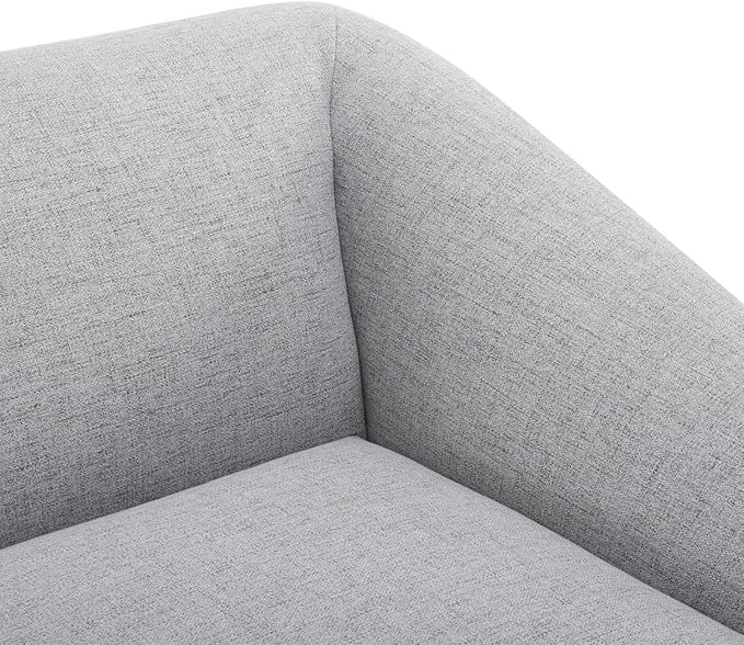 Modway Comprise Fabric Upholstered Sectional, Right-Arm Chair, Light Gray