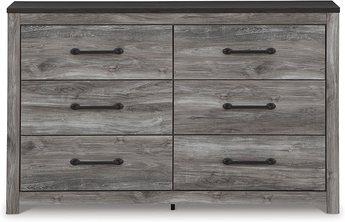Signature Design by Ashley Bronyan Contemporary 6 Drawer Dresser, Gray