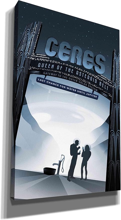 Epic Graffiti 'Visions of the Future: Ceres' Canvas Wall Art, 12" x 18"