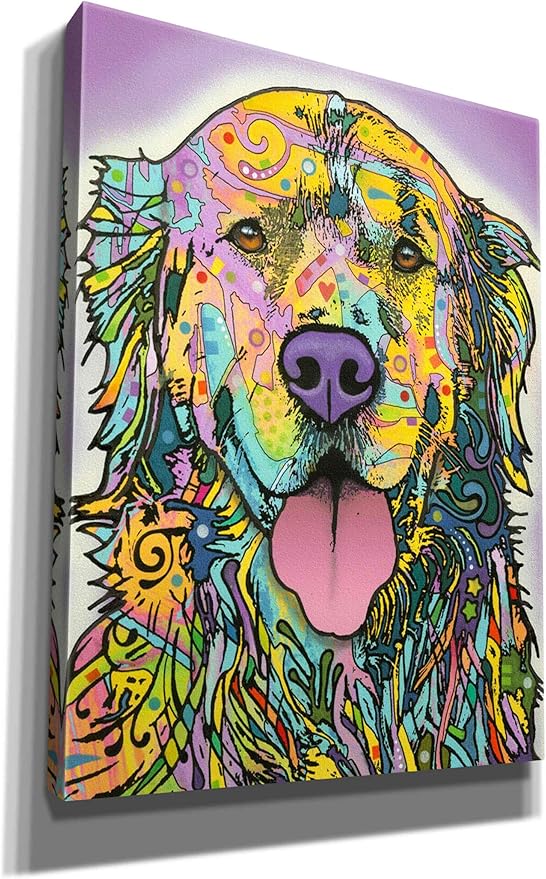 Epic Graffiti 'Silence Is Golden' by Dean Russo, Canvas Wall Art, 12"x16"