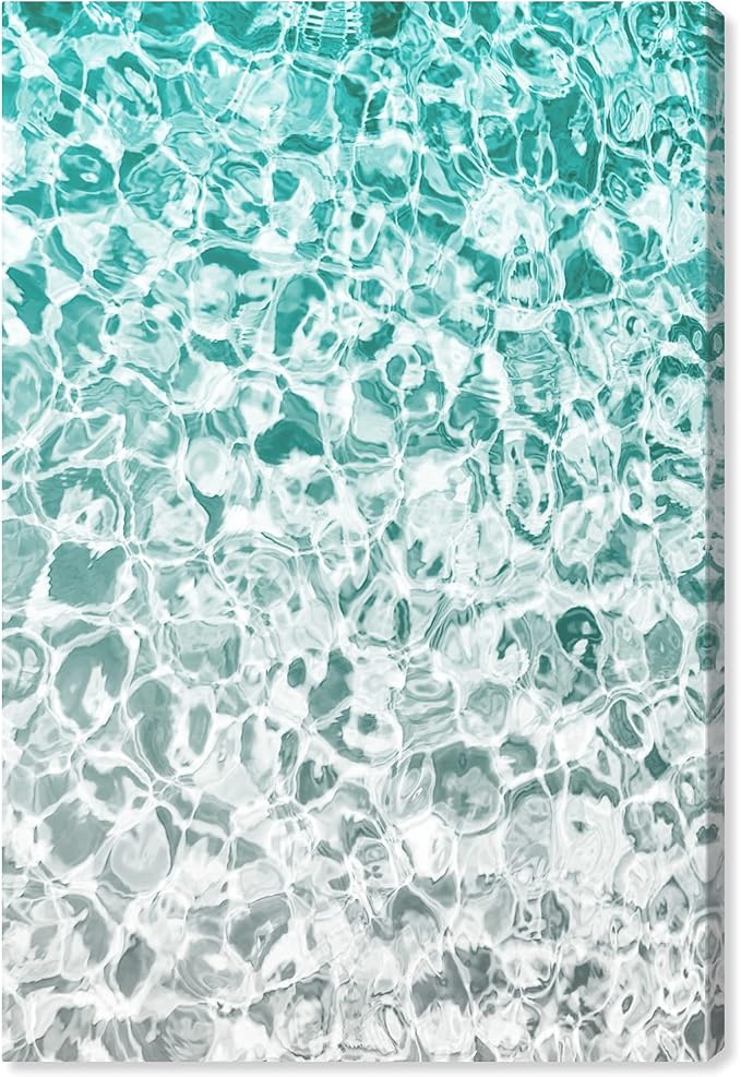 The Oliver Gal Artist Co. Nautical Wall Art Canvas Prints Coastal Clear Aqua Waters Home Décor, 24x36