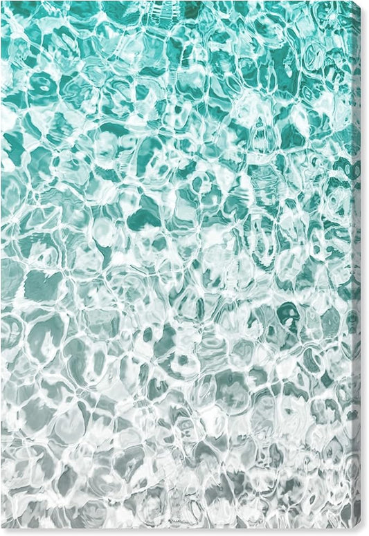 The Oliver Gal Artist Co. Nautical Wall Art Canvas Prints Coastal Clear Aqua Waters Home Décor, 24x36