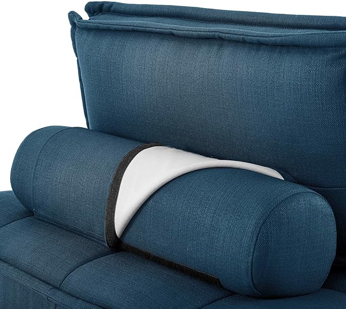 Modway Saunter, 4-Piece Sectional Sofa, Azure