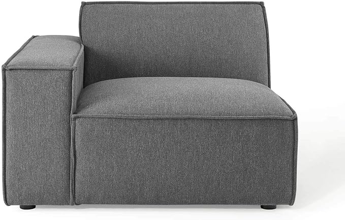 Modway EEI-3870-CHA Restore Right-Arm Sectional Sofa Chair, Charcoal