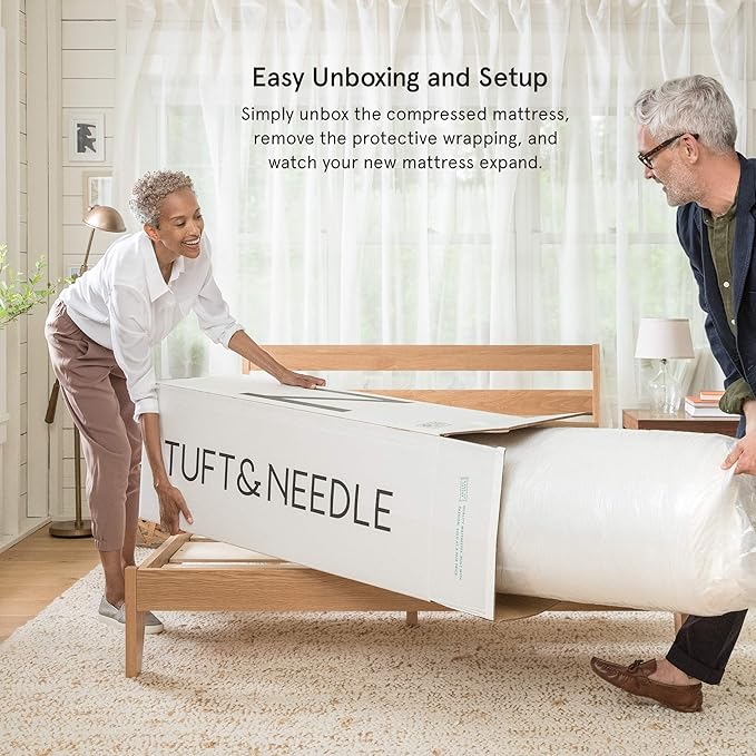 Tuft & Needle - New Mint Medium Gel Foam King Mattress - Enhanced Cooling, Responsive Comfort, Pressure Relief and Support, CertiPUR-US, 100-Night Trial, and 10 Year Limited Warranty